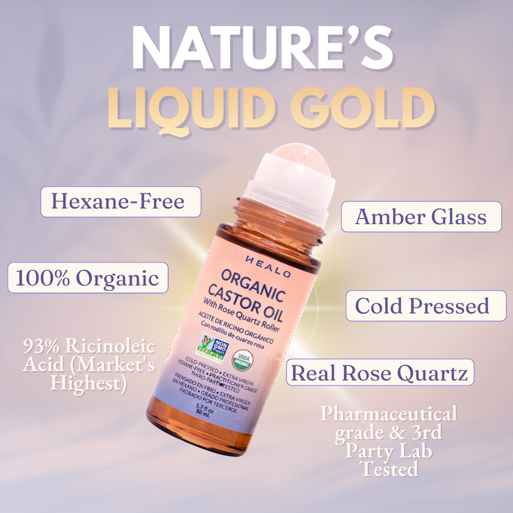 Healo Premium Castor Oil  Roll-On