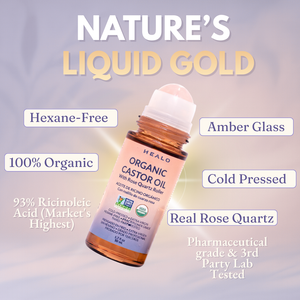 Healo Premium Castor Oil  Roll-On
