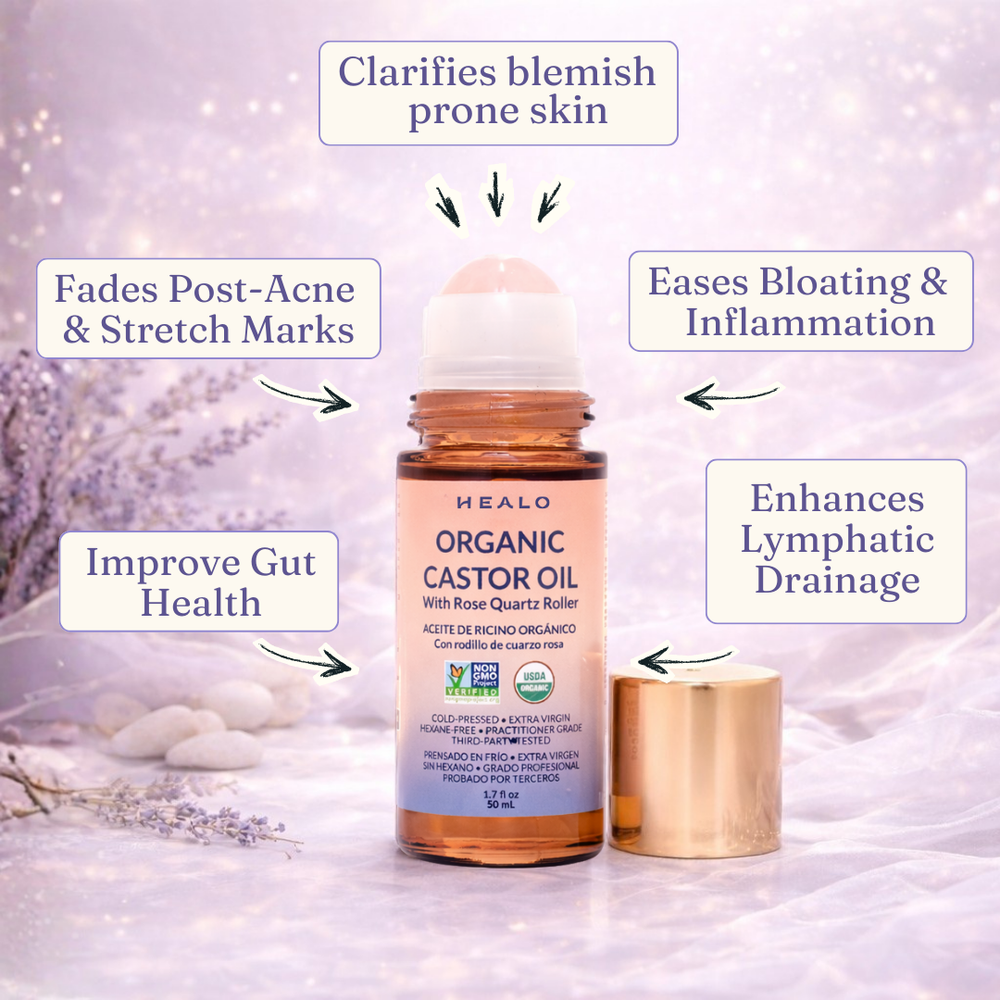 Healo Premium Castor Oil  Roll-On