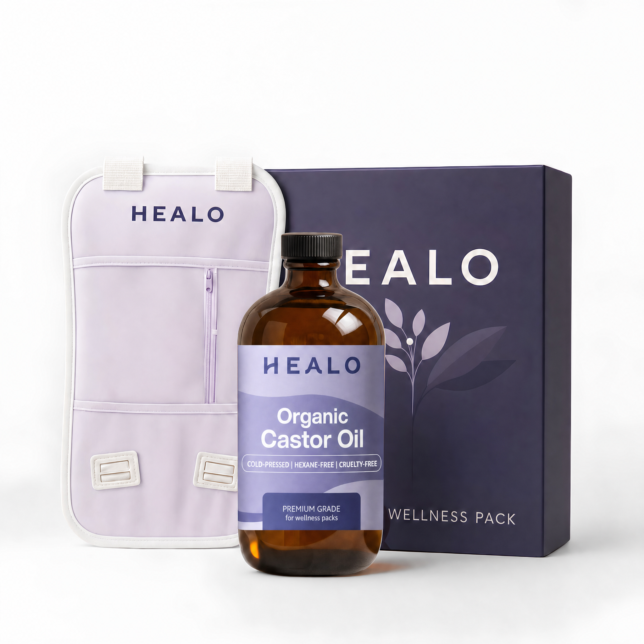 Healo Practitioner-Grade Castor Oil Kit