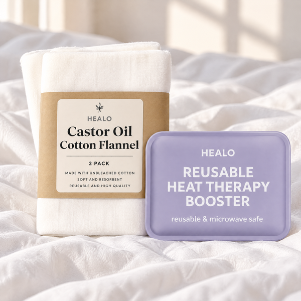 Heating pad & Mess-free Cotton Flannel Bundle